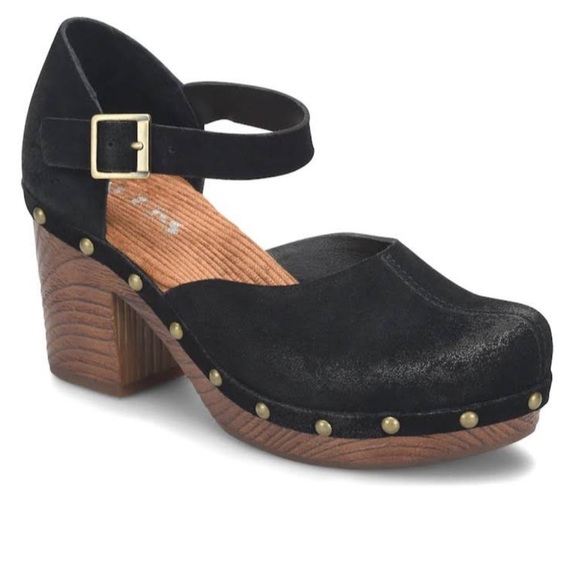 KorkEase Shoes Korks By Kork Ease Evah Suede Heeled Clog 85 Poshmark